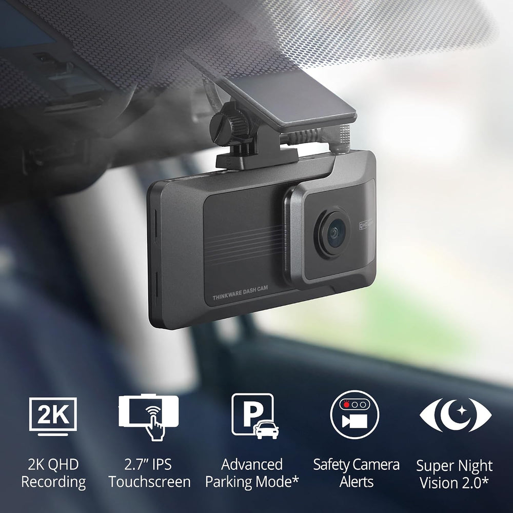 THINKWARE ARC Dash Cam 2K QHD Front and Rear, Wi-Fi, GPS, Touchscreen