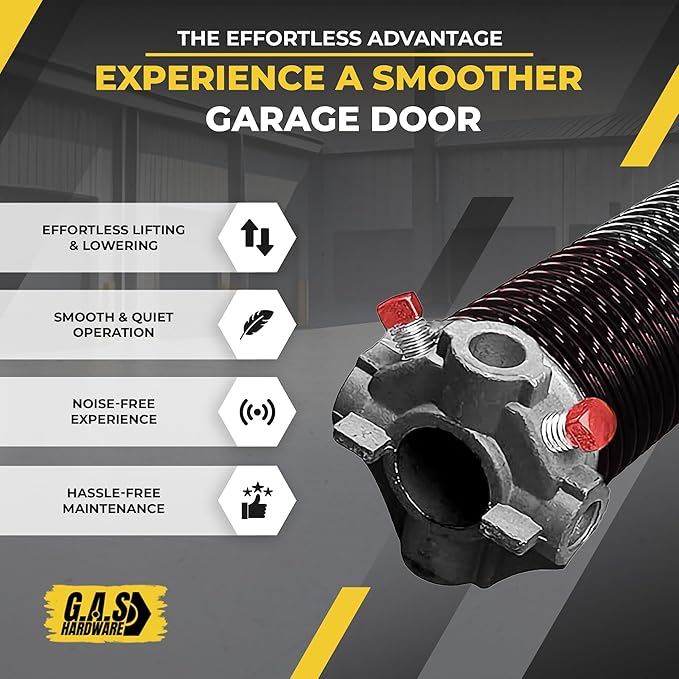 Garage Door Torsion Spring 234x1.75x33 Includes 1” Steel Bearing, and Winding - Image 5