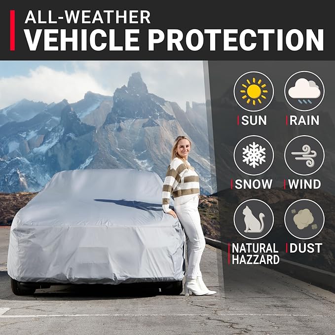 iCarCover Custom Car Cover for 1964-1968 Ford Mustang Waterproof All-Weather - Image 2