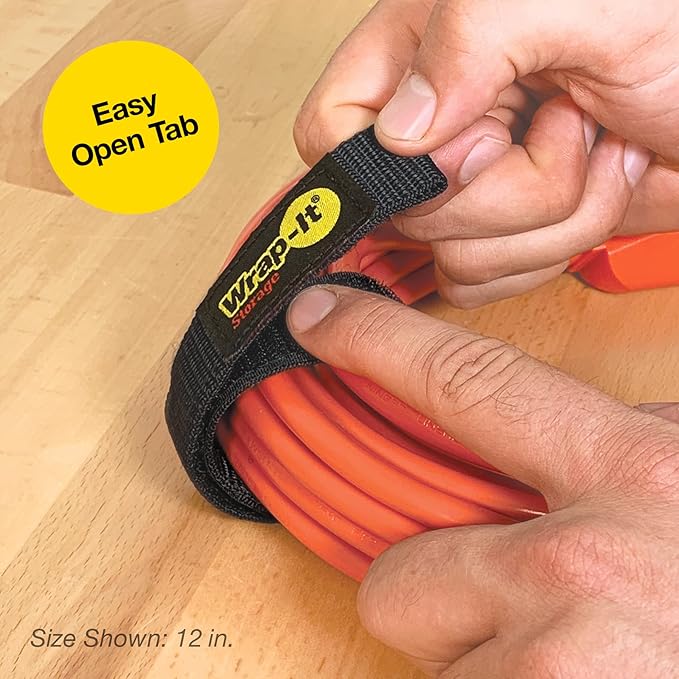 Quick-Straps by Wrap-It Storage – 12” Black - Image 5