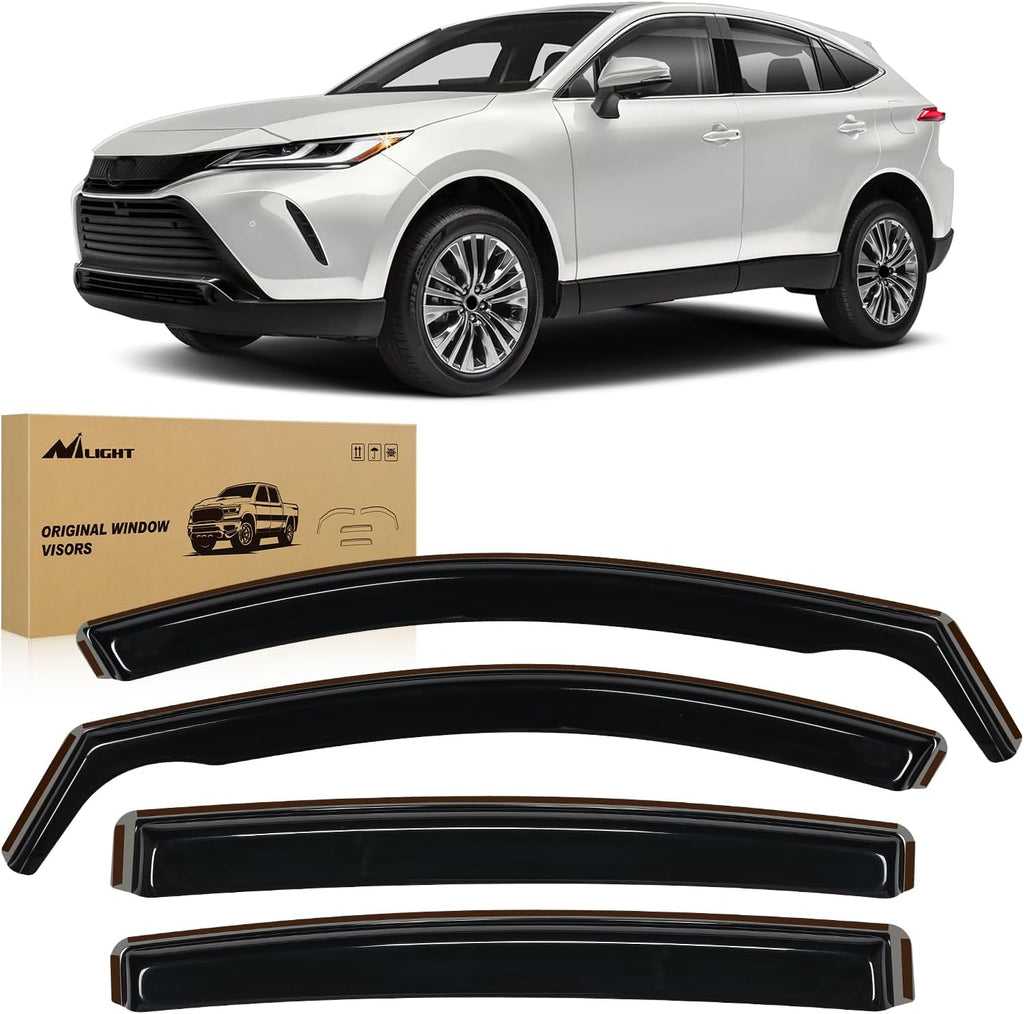 Nilight Vent Window Visors for Toyota Venza 2021 2022 2023 2024 2025,