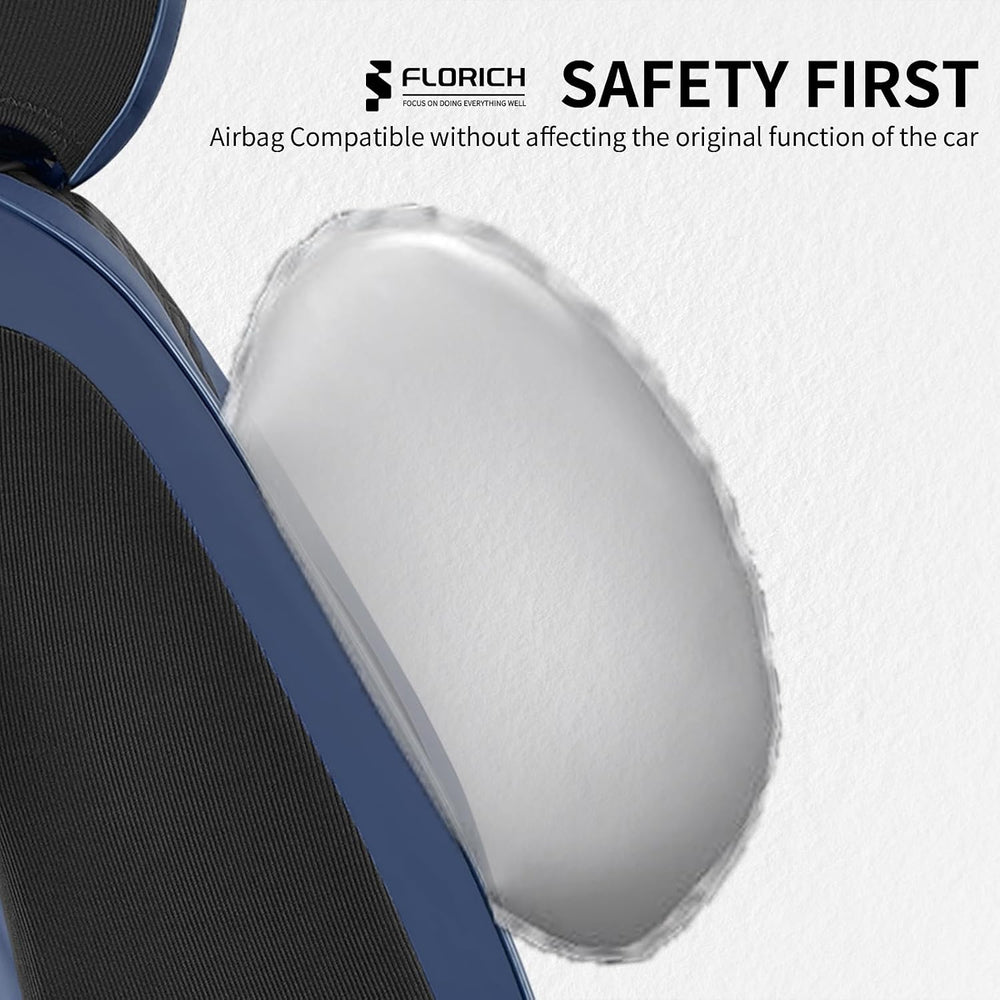 FLORICH Leather Front Car Seat Covers Waterproof Durable Front Seat Protector...