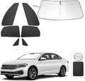 TINGLU Window Shades for Volkswagen VW Jetta 2019-2024 2025 Accessories Car by TINGLU