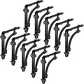 gisafai 10 pcs decorative shelf brackets 5.5 inch, main product view