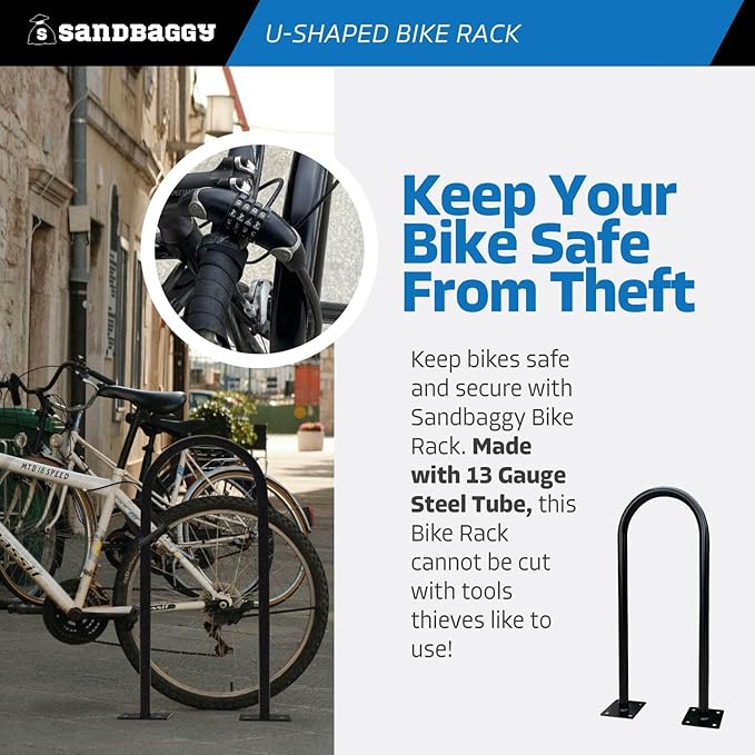 Sandbaggy U Shaped Bike Rack - Image 5