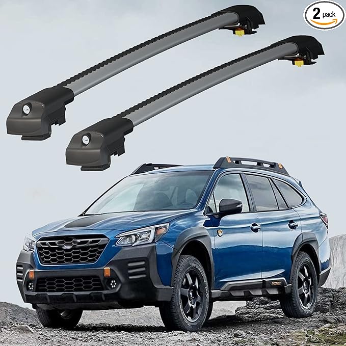 for Subaru Outback Wilderness 2021-2022-2023 Roof Rack Cross Bars Lockable Fit by CATCHUSA