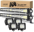 ligbt 2pcs 21 inch 204w led light bar, main product view