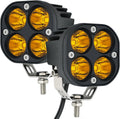 40w 3inch yellow/amber spot beam led pod light, main product view