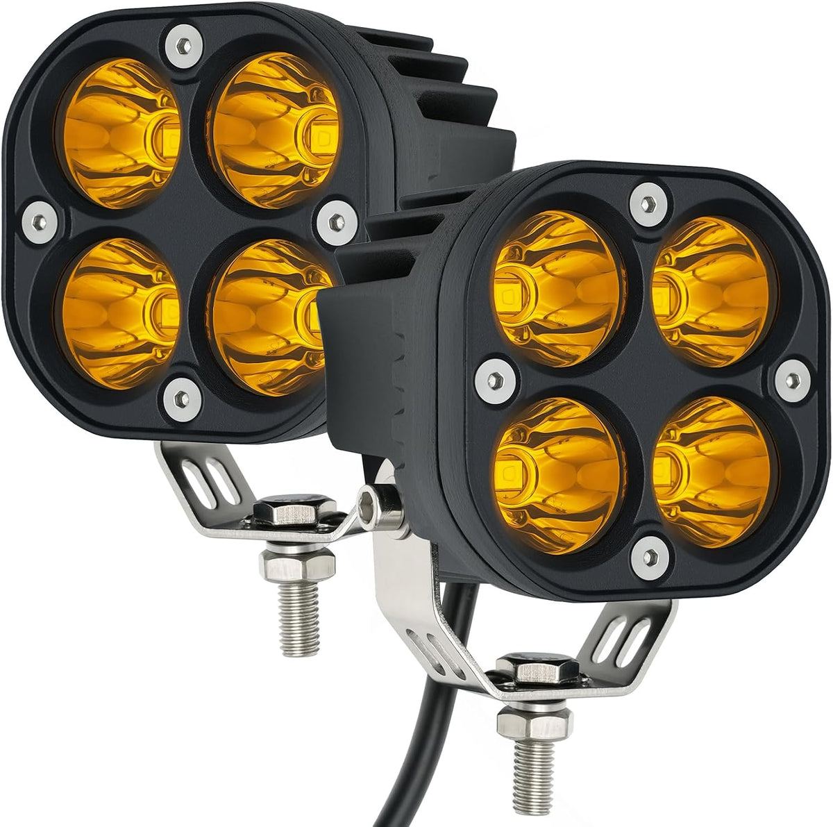 40w 3inch yellow/amber spot beam led pod light, main product view