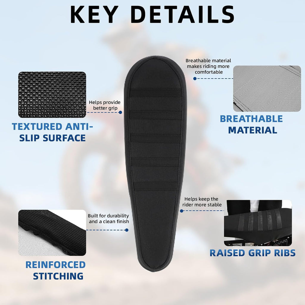 Non-Slip Seat Cover for Ridstar Q20/Q20 Pro Lite EBike E-Bike, Waterproof PVC Leather, Stretchy Fit, Easy Install, Electric Bike Soft Seat Cover Black