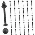 therwen 30 pack 1/2" x 6-1/2" black ceramic, main product view