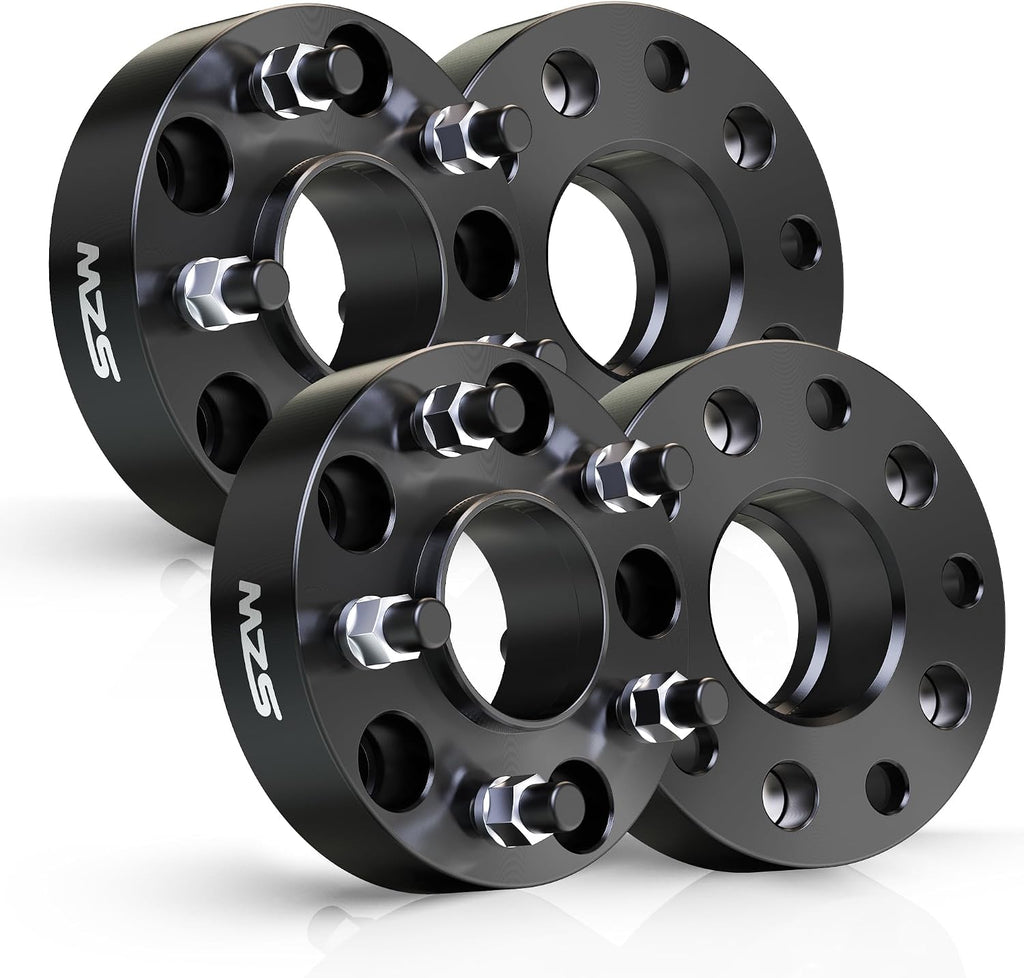 MZS 5X5 Wheel Spacers, 1.5" Thick - 5X127 Bolt Pattern 71.5mm Hub Bore M14x1.5 Studs - Compatible with Wrangler JL 2018-2025 / Grand Cherokee 2011-2025 / Durango 2011-2025 / Gladiator JT 2020-2025
