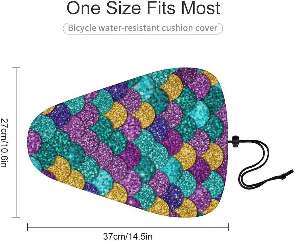 Extra Soft Bicycle Seat Protector, Rain Dust Proof Stationary Bikes Cover Boys Girls