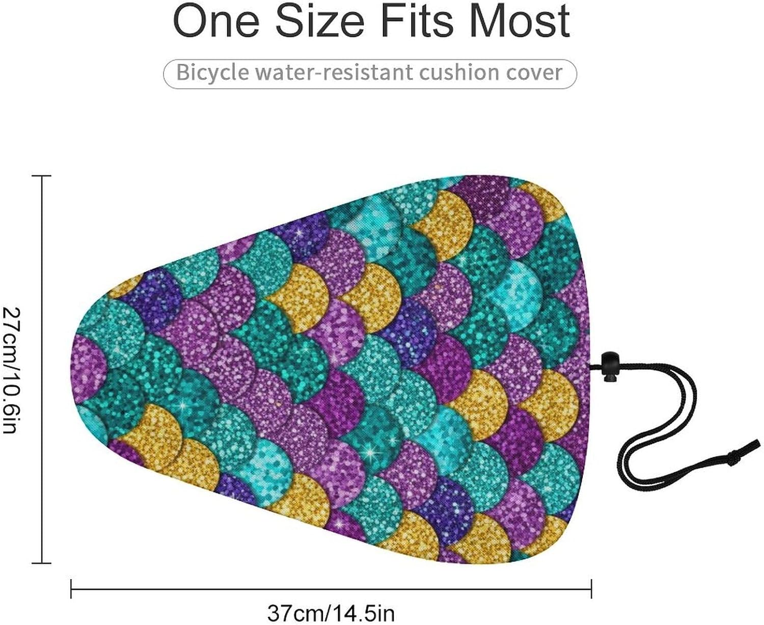 Extra Soft Bicycle Seat Protector, Rain Dust Proof Stationary Bikes Cover Boys Girls