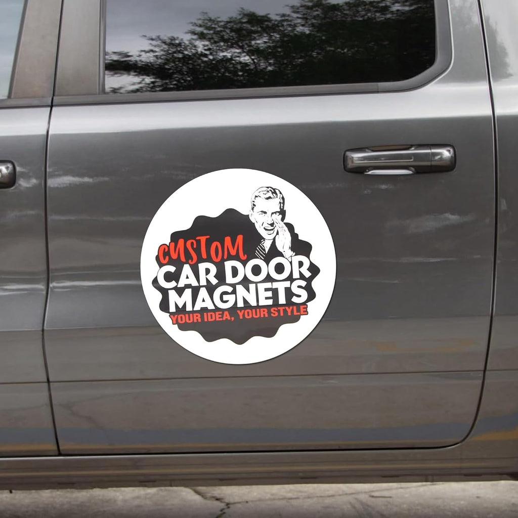 Custom Car Magnet Signs for Businesses 2 pk