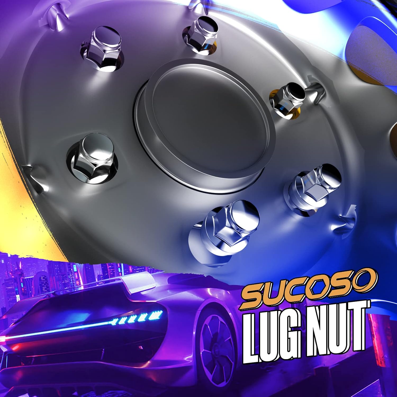 SUCOSO 14x1.5 Lug Nuts for F150, OEM Stock Solid One Piece Design Wheel Lugnuts for 2015-2023 Ford F-150 Expedition Lincoln Navigator Replacement Ford OE Factory ACPZ1012B 611008 Lugs Anti-Rust