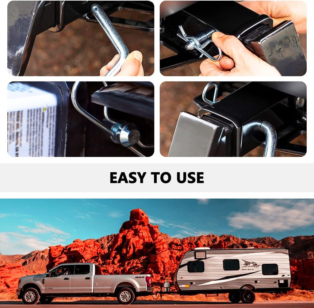 Cenipar Trailer Hitch Pin & Clip with Grooved Head, 5/8-in Diameter, Fits 2 or 2-1/2-in Receiver