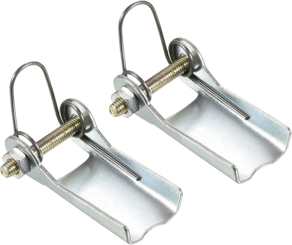 PATIKIL 1.3 Inch Replacement Hooks Latch, 2 Pack Metal Towing Receiver Hitch for Clevis Hook Trailer, Silver