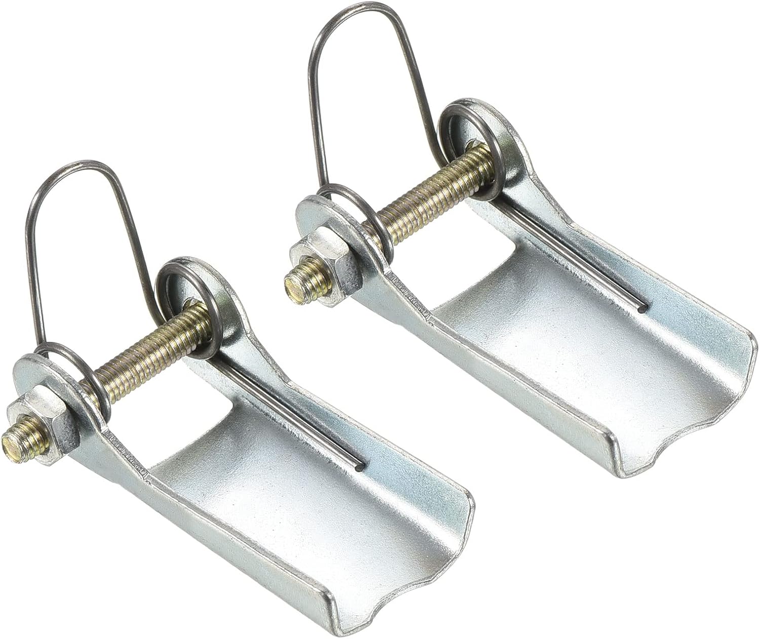 PATIKIL 1.3 Inch Replacement Hooks Latch, 2 Pack Metal Towing Receiver Hitch for Clevis Hook Trailer, Silver