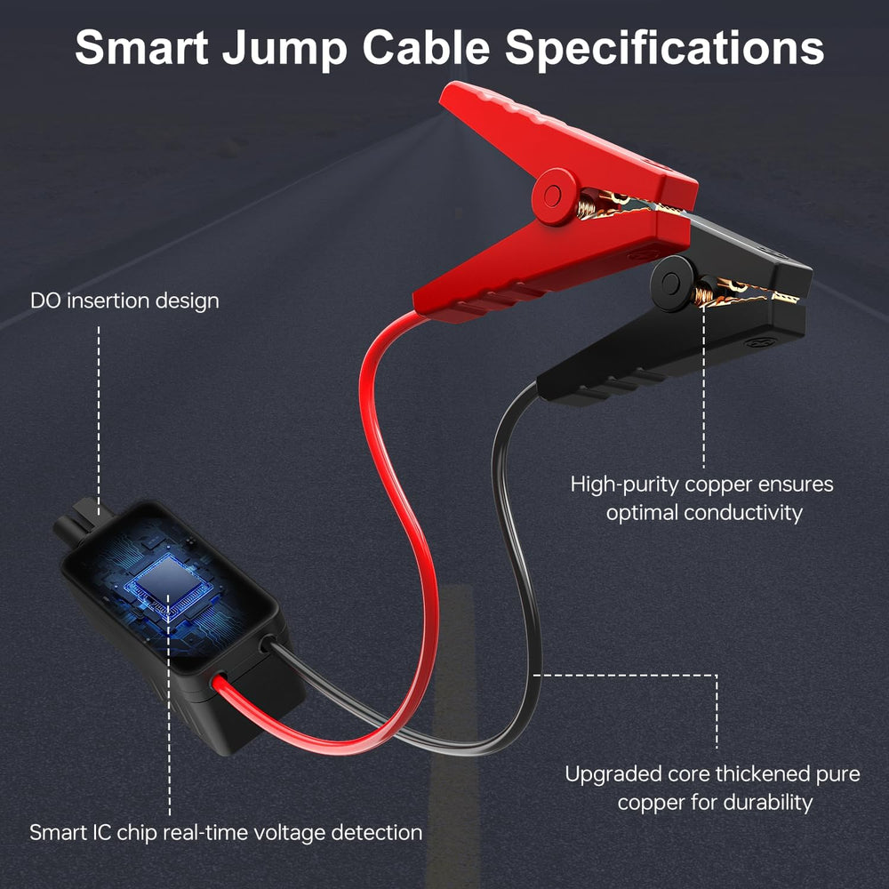 ACMOUNT W160 5000A Jump Starter with Air Compressor 150PSI, 12V Jump Box