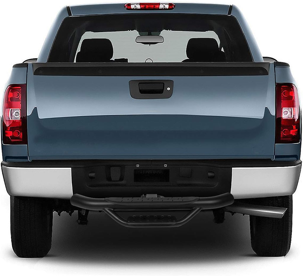 Auto Dynasty Universal 36 Inches Black Powdercoated Steel 2-Stage Tow Hitch Step Bar Board for 2 Inches Receiver Pickup Truck SUV Trailer