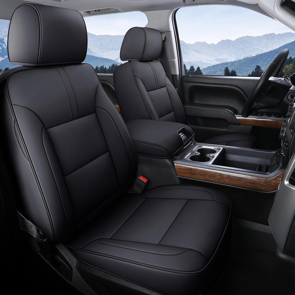 coverado chevy silverado seat covers, faux leather seat, main product view