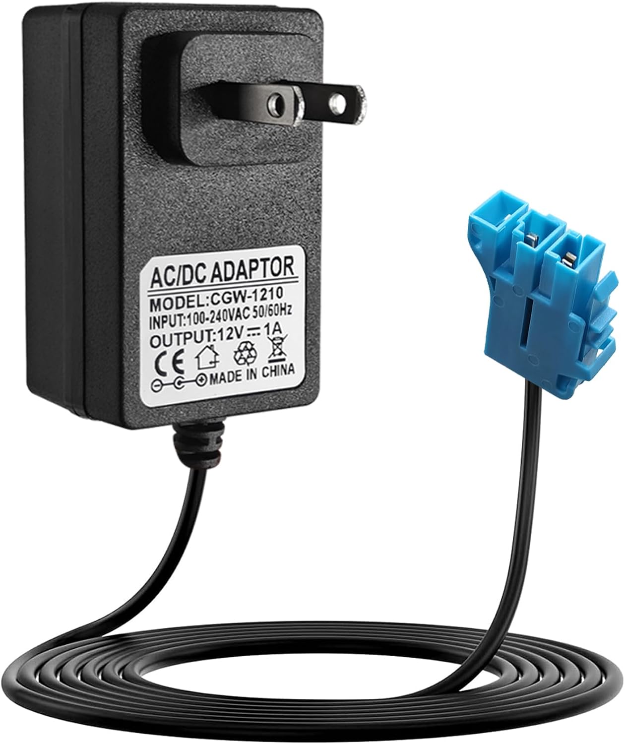 12 Volt Power Wheels Charger Compatible with Peg Perego 12 Volt Battery for John Deere Ground Force Tractor, John Deere Gator XUV Polaris RZR 900 Powered Ride On Car, 12V Charger for Kids Ride on Car