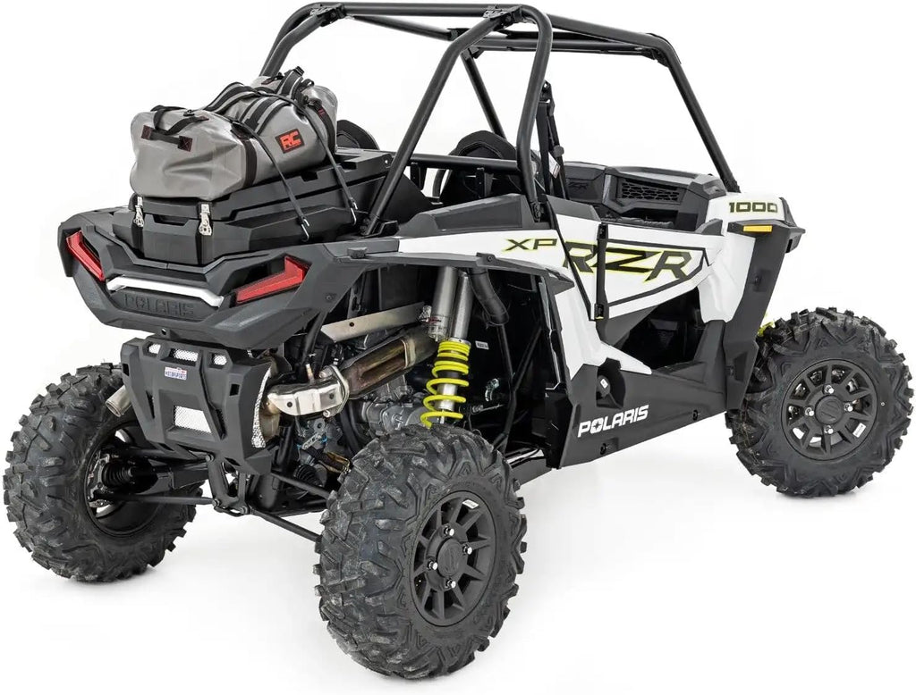 Rough Country Rear Bed Cargo Box for Polaris RZR XP 1000 (2 & 4-Seat Models) - 27-Gallon Storage Capacity, Watertight Seal, High-Impact UV-Resistant, Lockable Latches