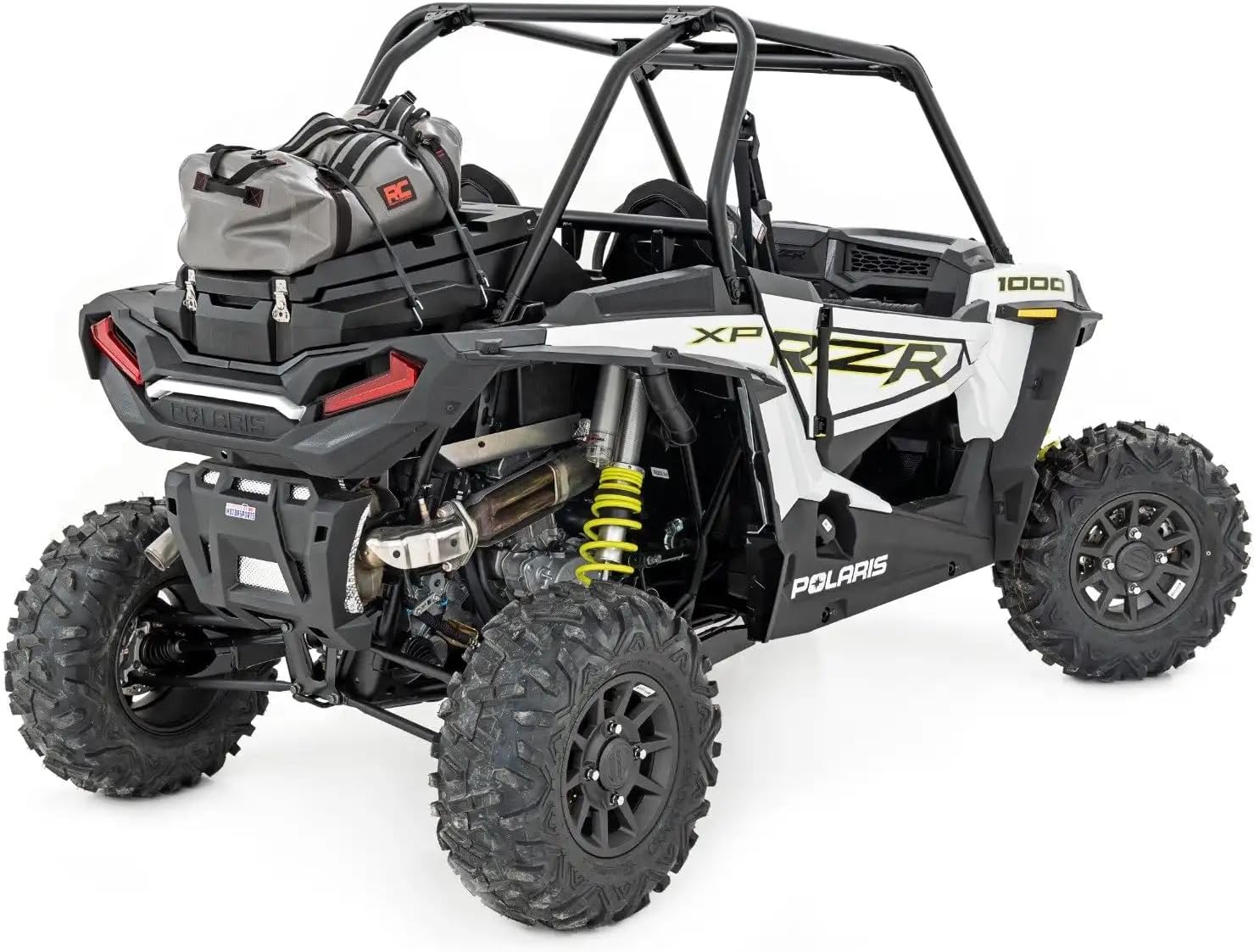Rough Country Rear Bed Cargo Box for Polaris RZR XP 1000 (2 & 4-Seat Models) - 27-Gallon Storage Capacity, Watertight Seal, High-Impact UV-Resistant, Lockable Latches