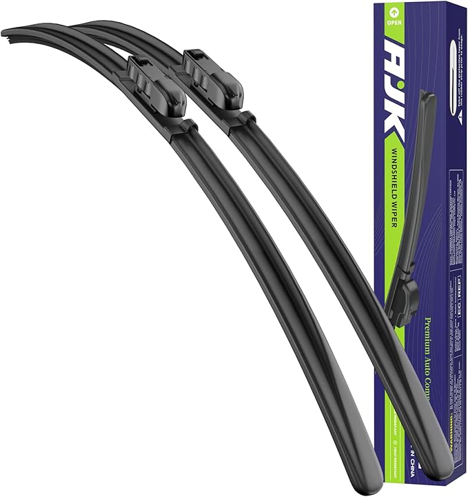 AJK Wiper Blades for Tesla Model 3 2024, 2 Piece All Weather OEM Quality by AJK