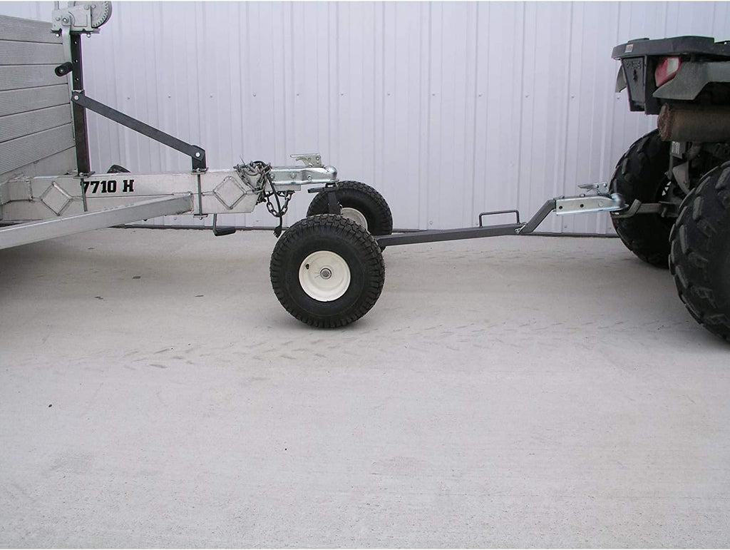 Tow Tuff TMD-800ATV ATV Weight Distributing Adjustable Trailer Dolly , Black, 800 lb Capacity/2 Wheels