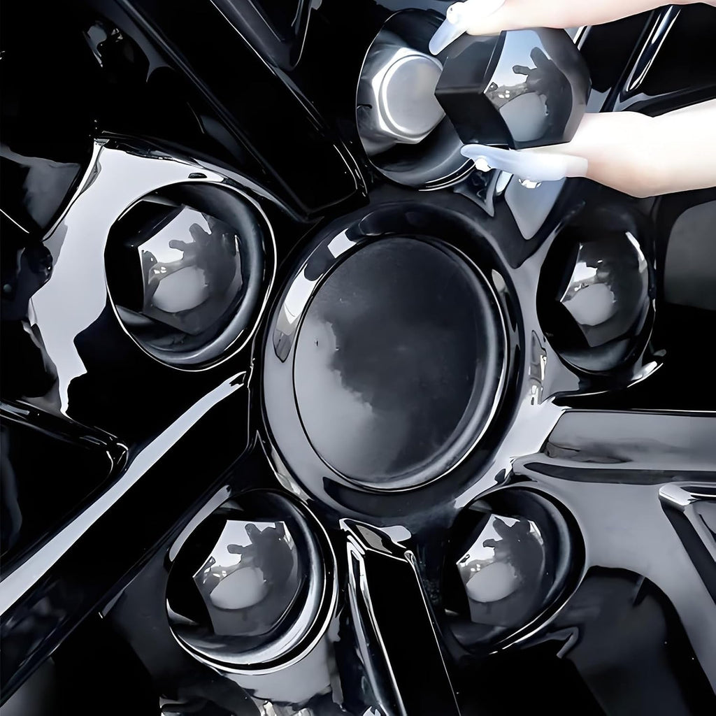 Lug Nut Covers for Nissan Pathfinder 2021-2025 2026 | Glossy finish hub decoration caps prevent rust element resistance upgrading wheel styling instantly attractive look sleeker