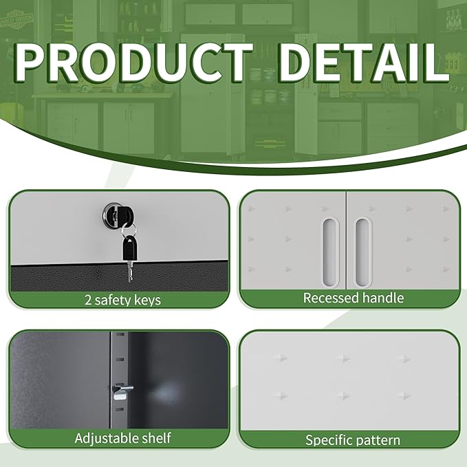 Garage Wall Cabinet, Metal Wall Cabinet