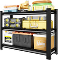40" W Garage Shelving Heavy Duty，1500LBS Loads Adjustable Garage Storage Shelves