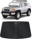 TINGLU Sun Shade for Toyota FJ Cruiser Sport Utility 2007-2014 Accessories Windshield Sun Shade Window Shade UV Rays Protection Sun Visor Cover with Steering Wheel Sunshade Storage Bag