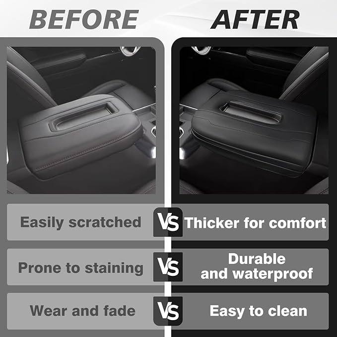 Muslogy Center Console Armrest Cover Compatible - Image 7