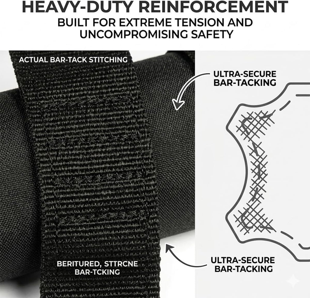 Roll Bar Grab Handles for Can-Am Defender 6×6 HD10 XT 2021–2026– Heavy-Duty Padded Straps for Side-by-Side Off-Road Vehicles, Secure Grip & Passenger Safety