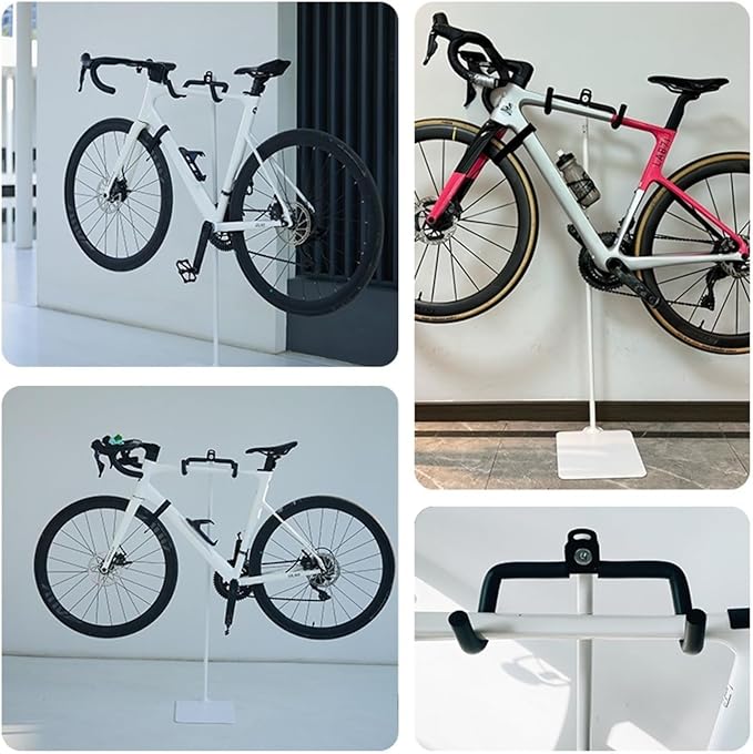 Rcool Carbon Steel Bike Stand, Adjustable 24-51in, Home Garage Parking Rack - Image 3