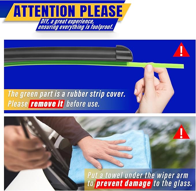 3 wipers Replacement for 2018-2020 2021 Chevy Equinox, Windshield Wiper Blades - Image 7