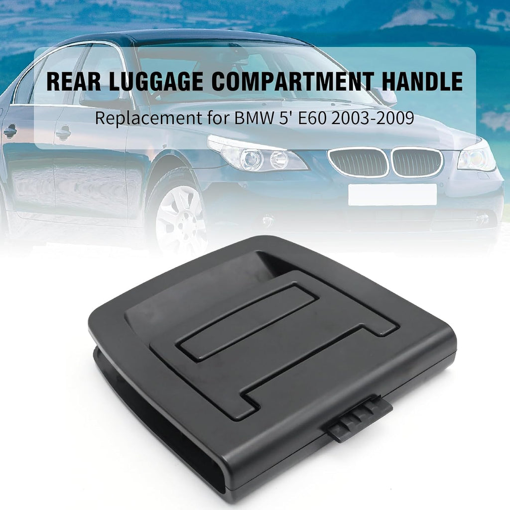 UOIENRT 51479120283 Trunk Mat Carpet Handle, Rear Trunk Mat Floor Carpet Handle, Replacement for BMW 5' E60 2003-2009, X5 E70 2006-2013, X6 E71 2006-2014(Black)