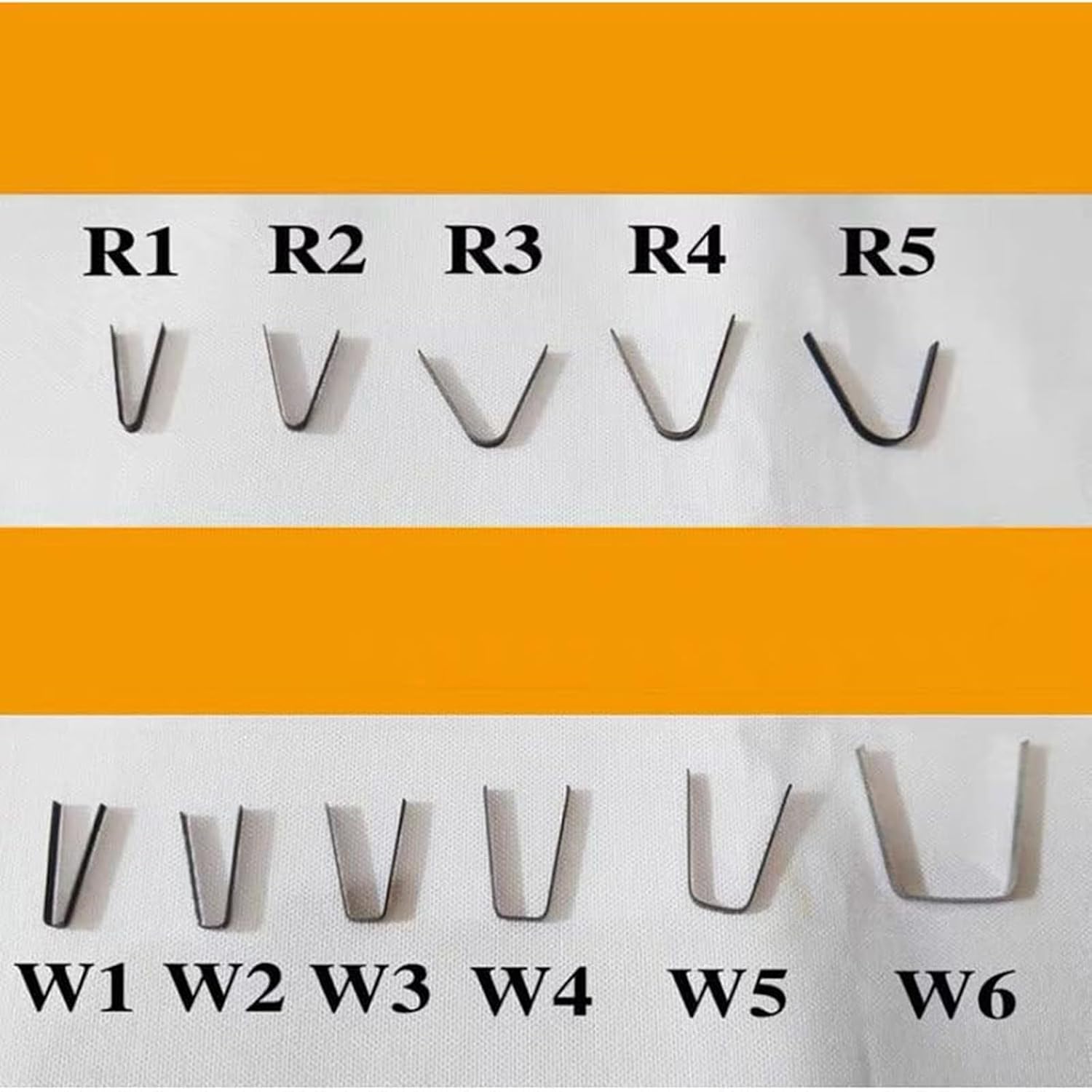 Tire Grooving Blades (20pcs), V/U Shape Rubber Stamping Engraving Blades, Uniform Heating, Wide Range of Applications, Efficient And Convenient, for Tire Grooving Machines,R4