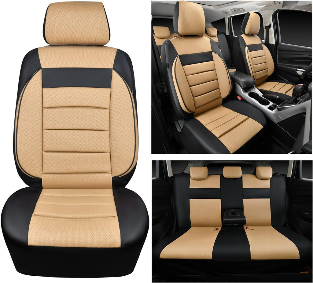 car pass leather seat covers full set universal on a desk or shelf