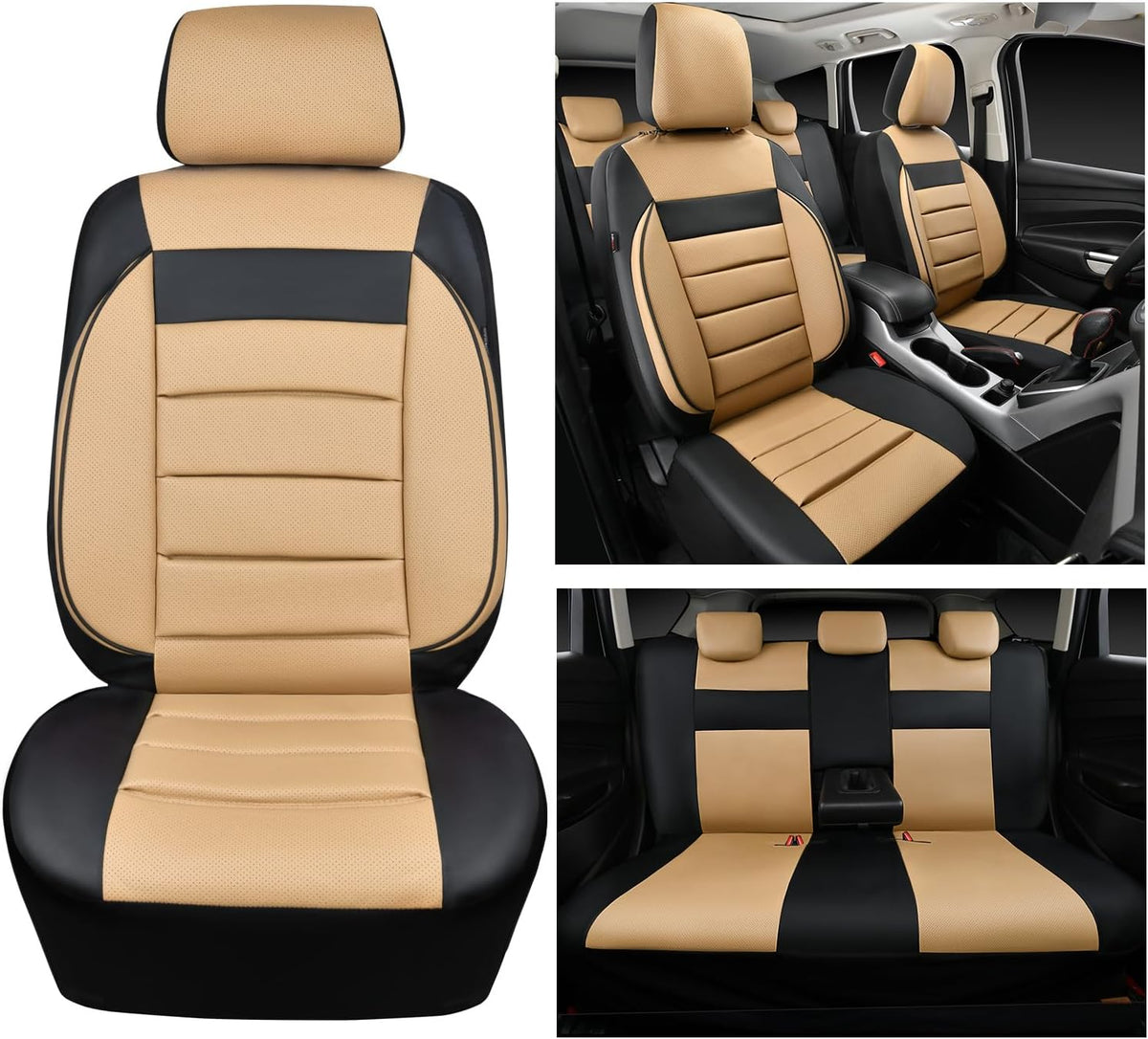 car pass leather seat covers full set universal on a desk or shelf