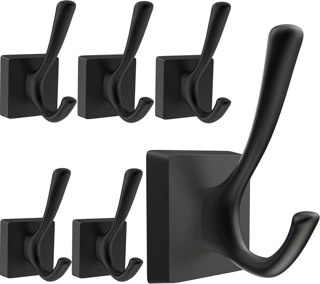 tofiigrem black wall hooks coat hooks, mudroom hooks, main product view