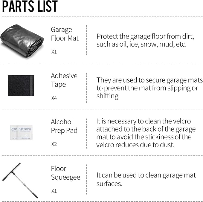 WELKIN Containment Mat, Non-Slip Garage Floor Mat - Image 8