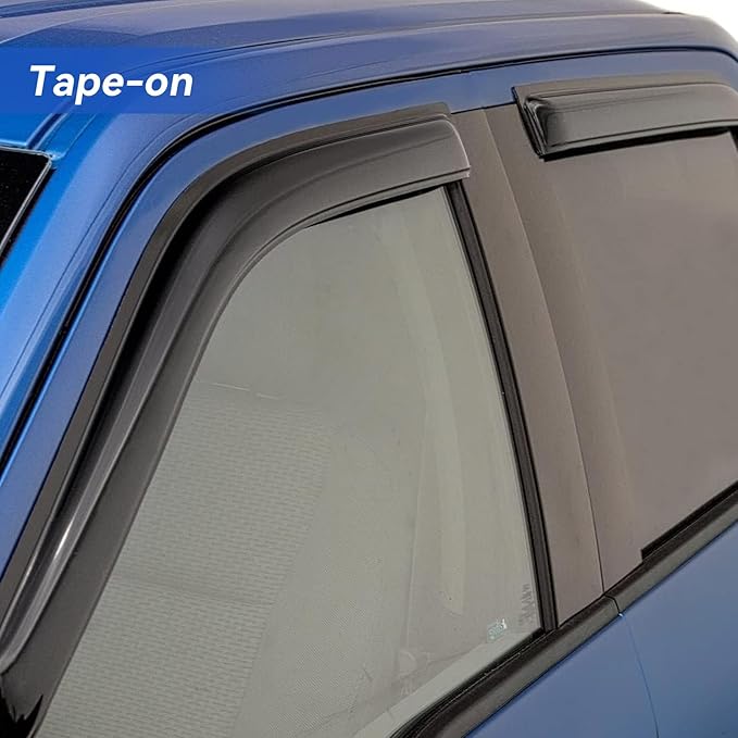 Window Visors Rain Guards for 2019-2025 Dodge Ram 1500 Quad Cab, Window Vent - Image 4