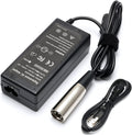 24V Scooter Charger Only Compatible for Razor SX500 MX500 MX650 Mcgrath RSF650 Dirt Bike, Crazy-Carts XL, Dirt Quad 500 ATV DXT Battery Charger with 24V 3-Pin Male XLR Power Supply