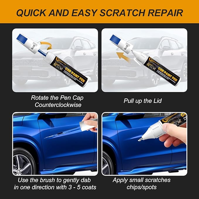 LY9B Brilliant Black Car Touch Up Paint - Image 7