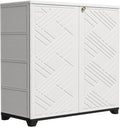 kinying outdoor storage cabinet waterproof, 60 gallon resin, main product view