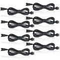 8 Pcs 4 Pin RGB Extension Cable RGB Wire by LAZZPPO